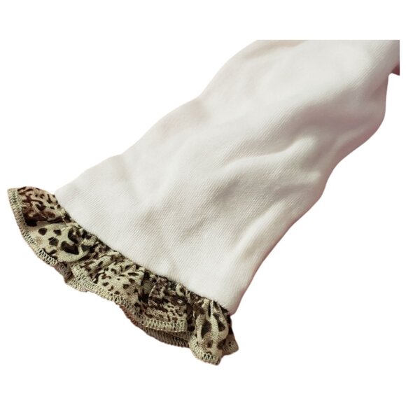 CT2134 Miniclasix Onesie Pink & Animal Print Ruffled 6 Months - Picture 3 of 8